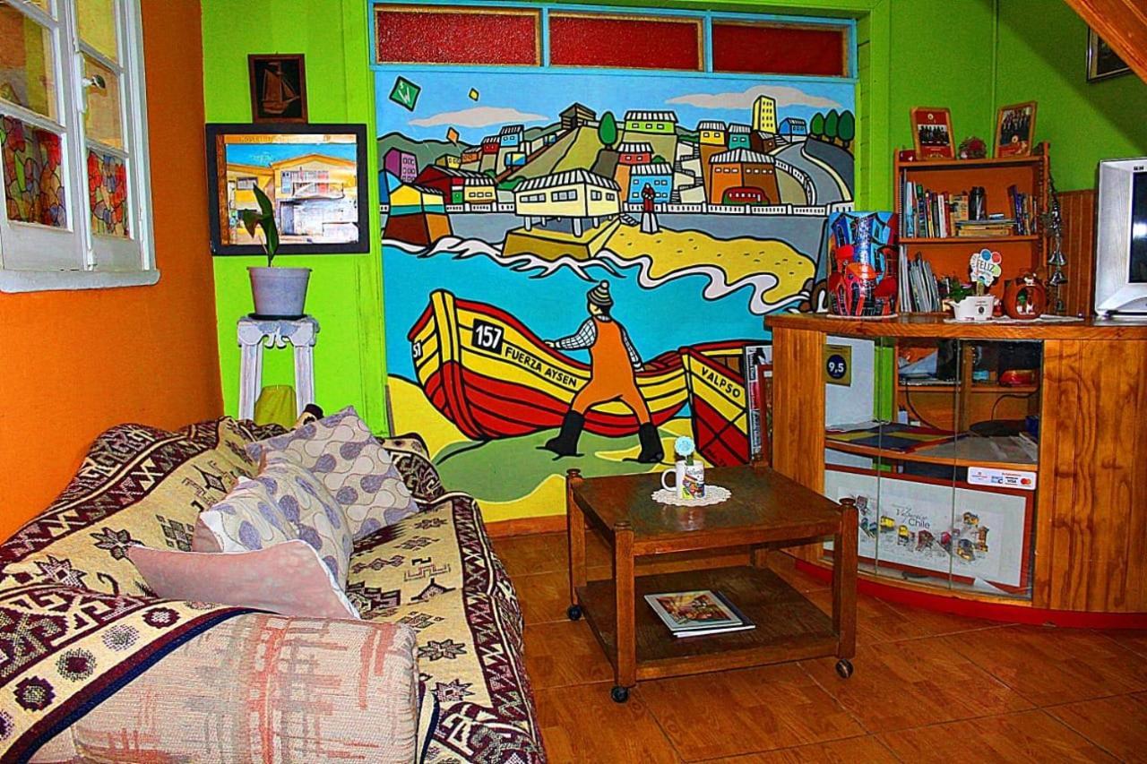 Hostal Destino Bellavista Valparaíso Dış mekan fotoğraf