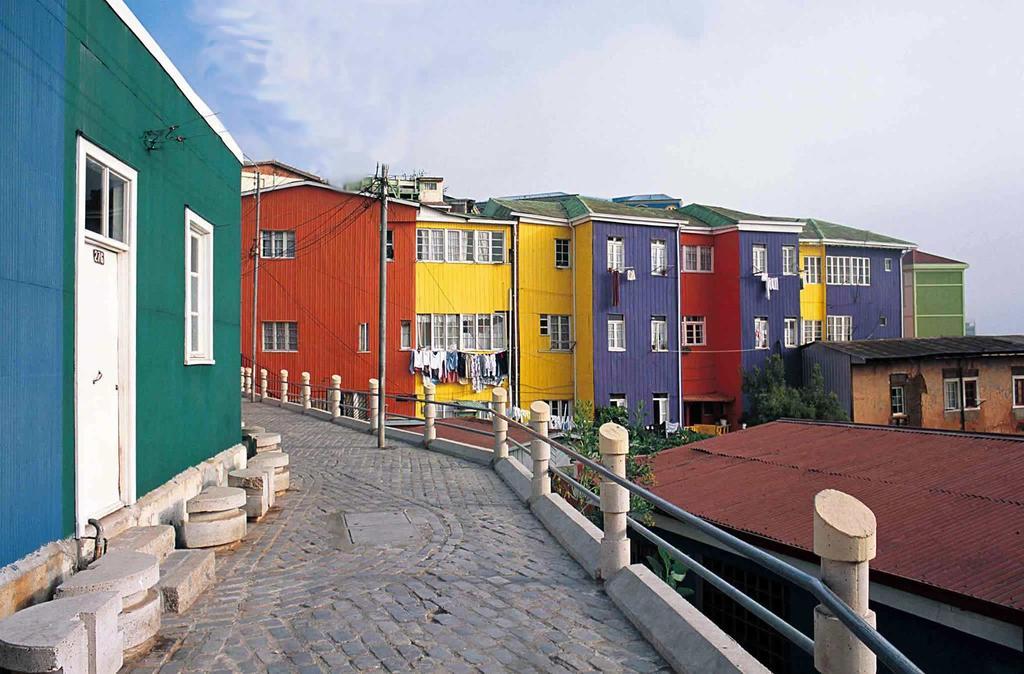 Hostal Destino Bellavista Valparaíso Dış mekan fotoğraf